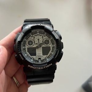 G-Shock black analog digital